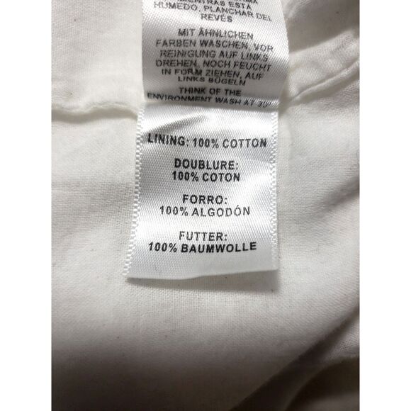 ASOS Designs White Spaghetti Strap Pockets Lined Jumpsuit Size 8 - Picture 6 of 8